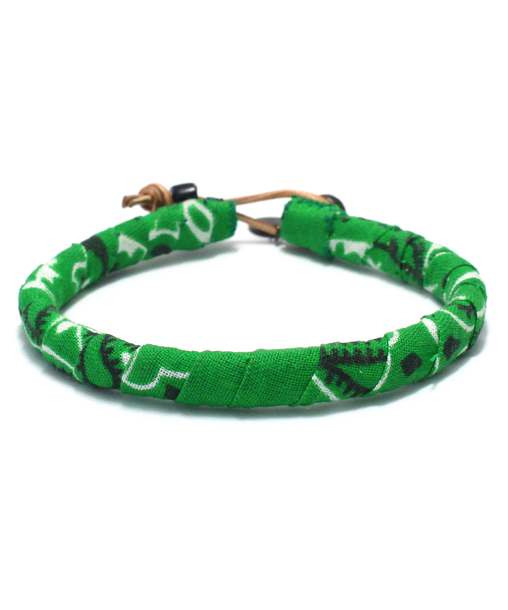 bandana bracelet / green