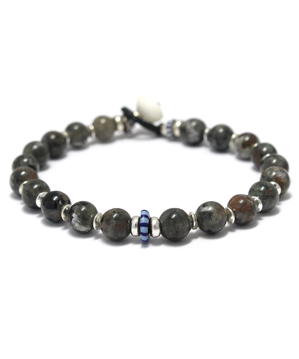 6mm stone bracelet / yooperlite