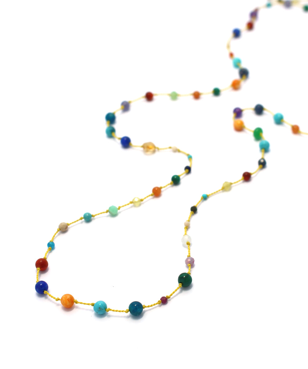 AIYANA long necklace / multi