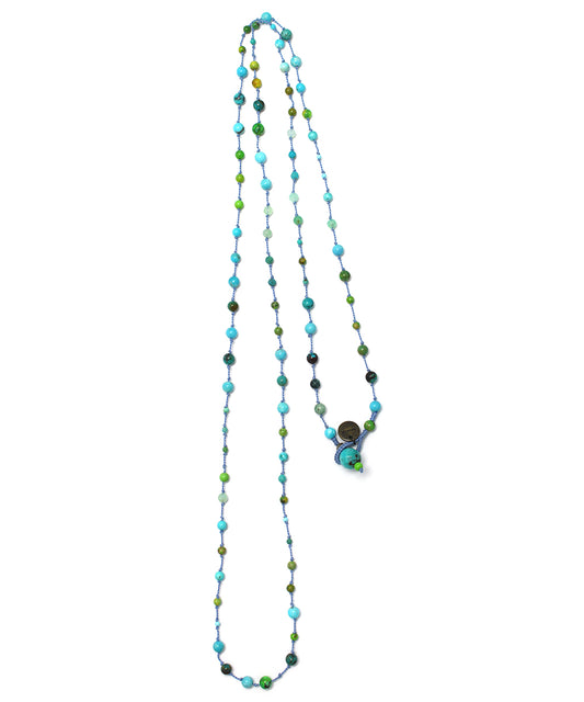 AIYANA long necklace / turquoise