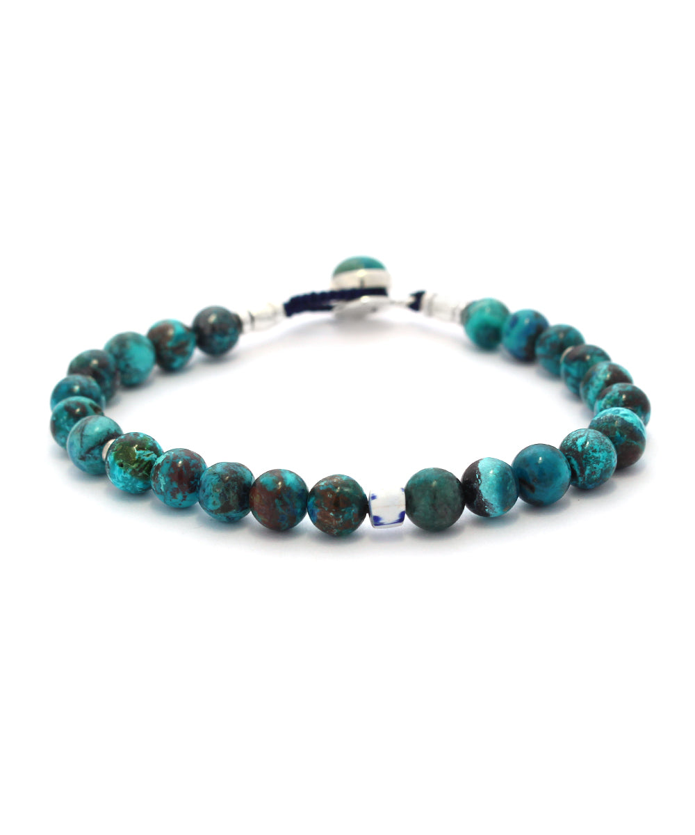 circle8 bracelet / chrysocolla × chrysocolla
