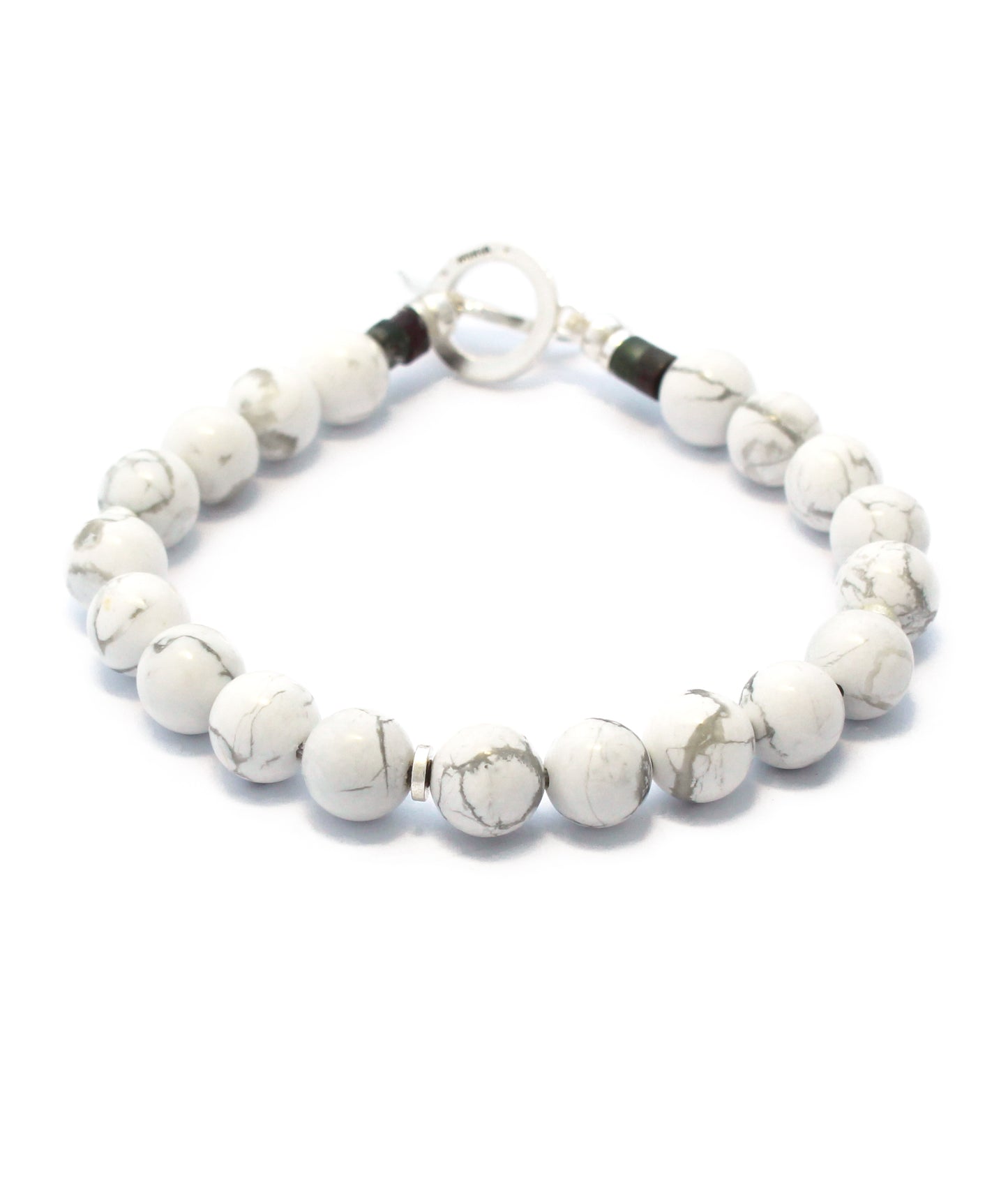 8mm stone bracelet / howlite