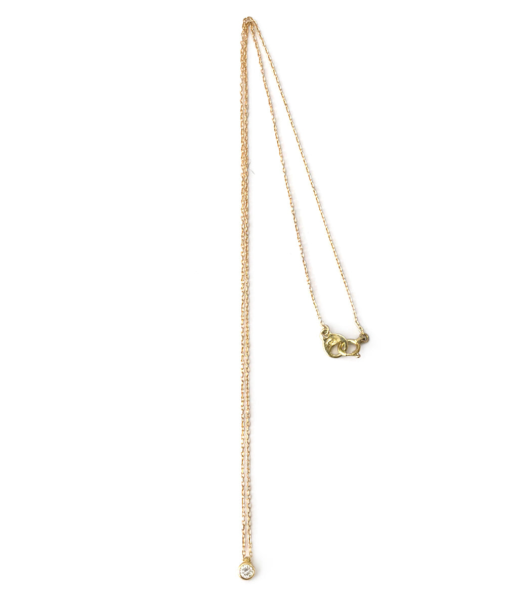 k18 gold/diamond necklace