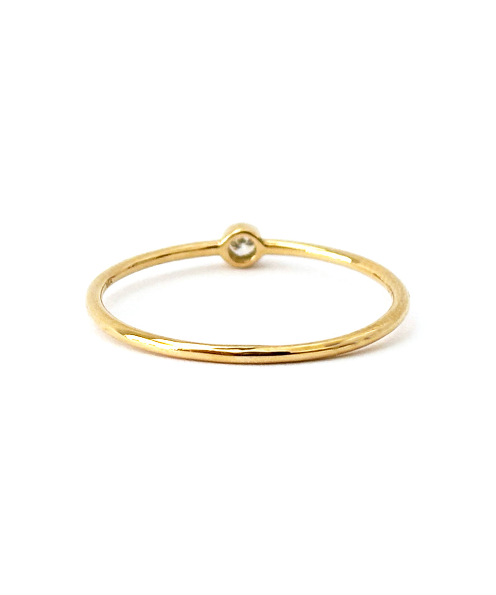 k18 gold/diamond ring