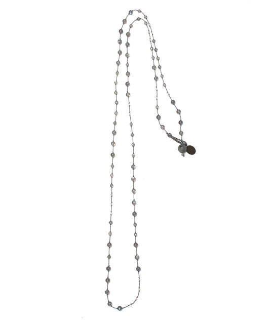 AIYANA labradorite long necklace