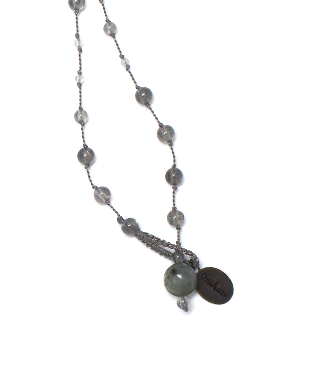 AIYANA labradorite long necklace