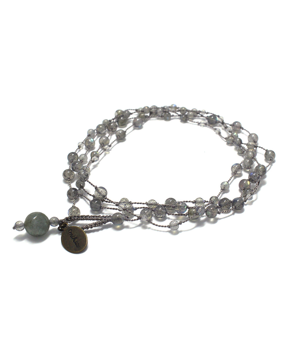 AIYANA labradorite long necklace