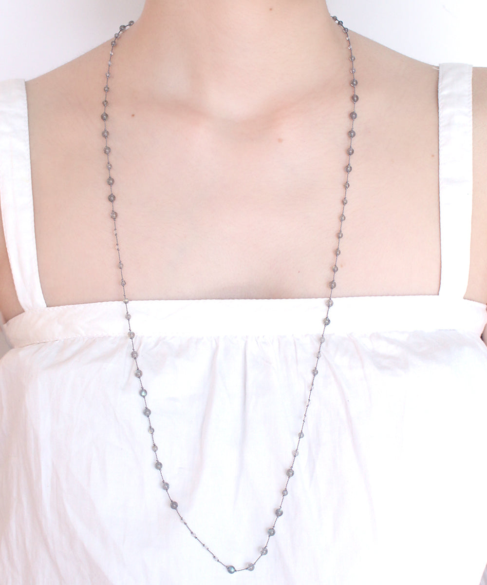 AIYANA labradorite long necklace