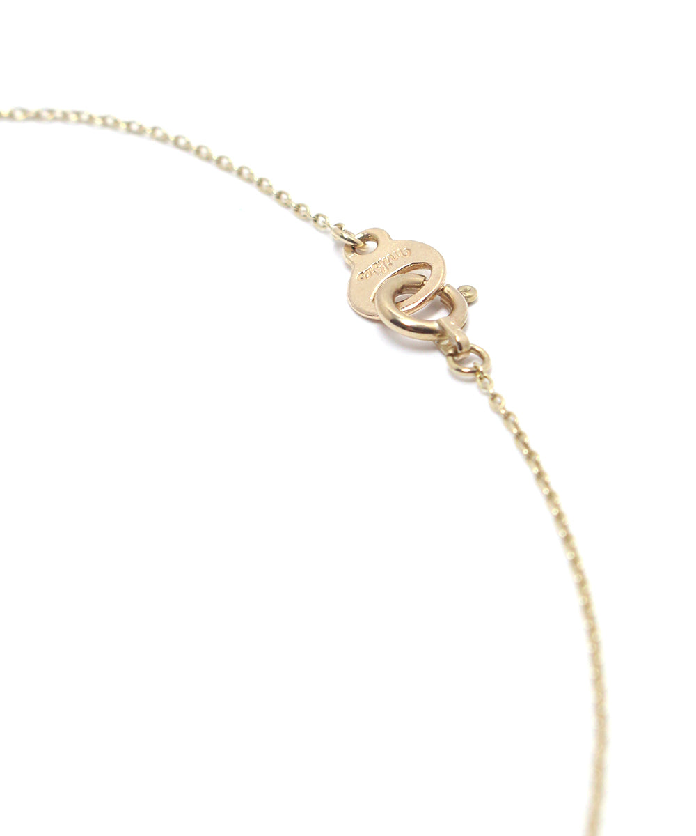 k14 horse shoe necklace