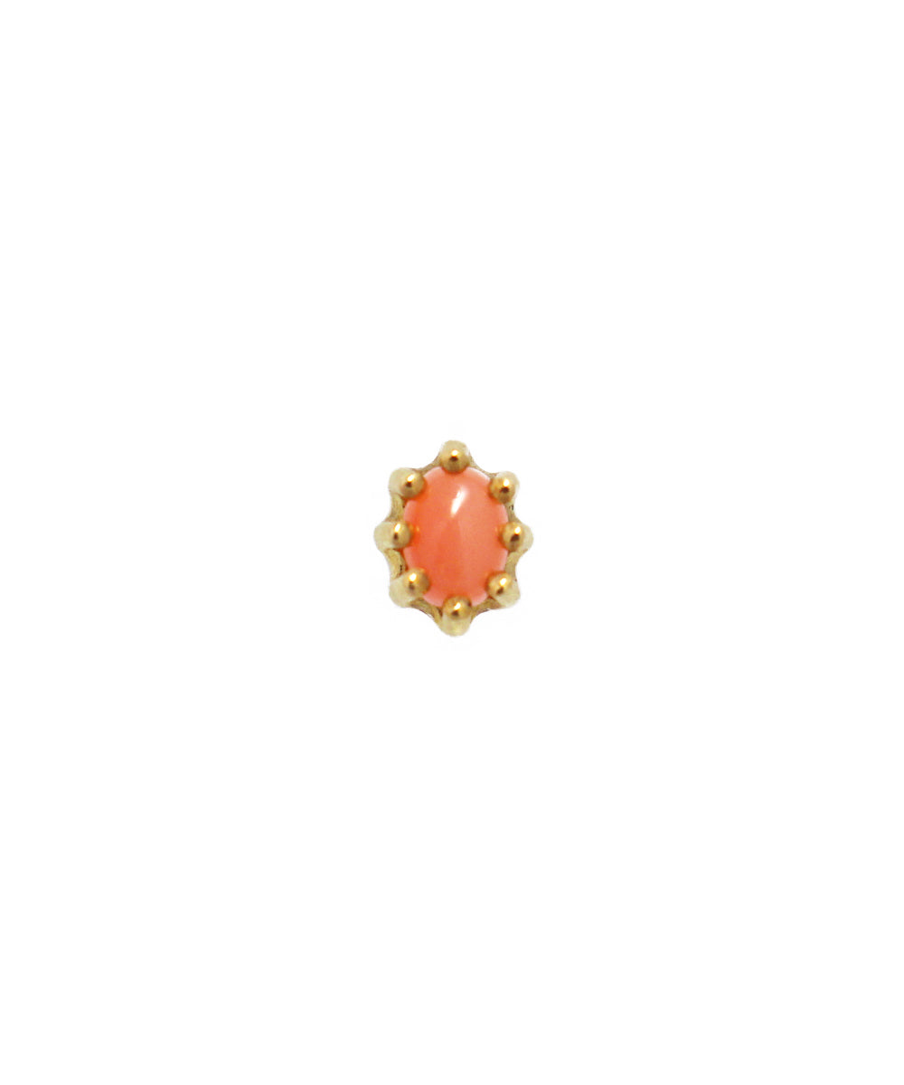 luminis pierce / k18 coral