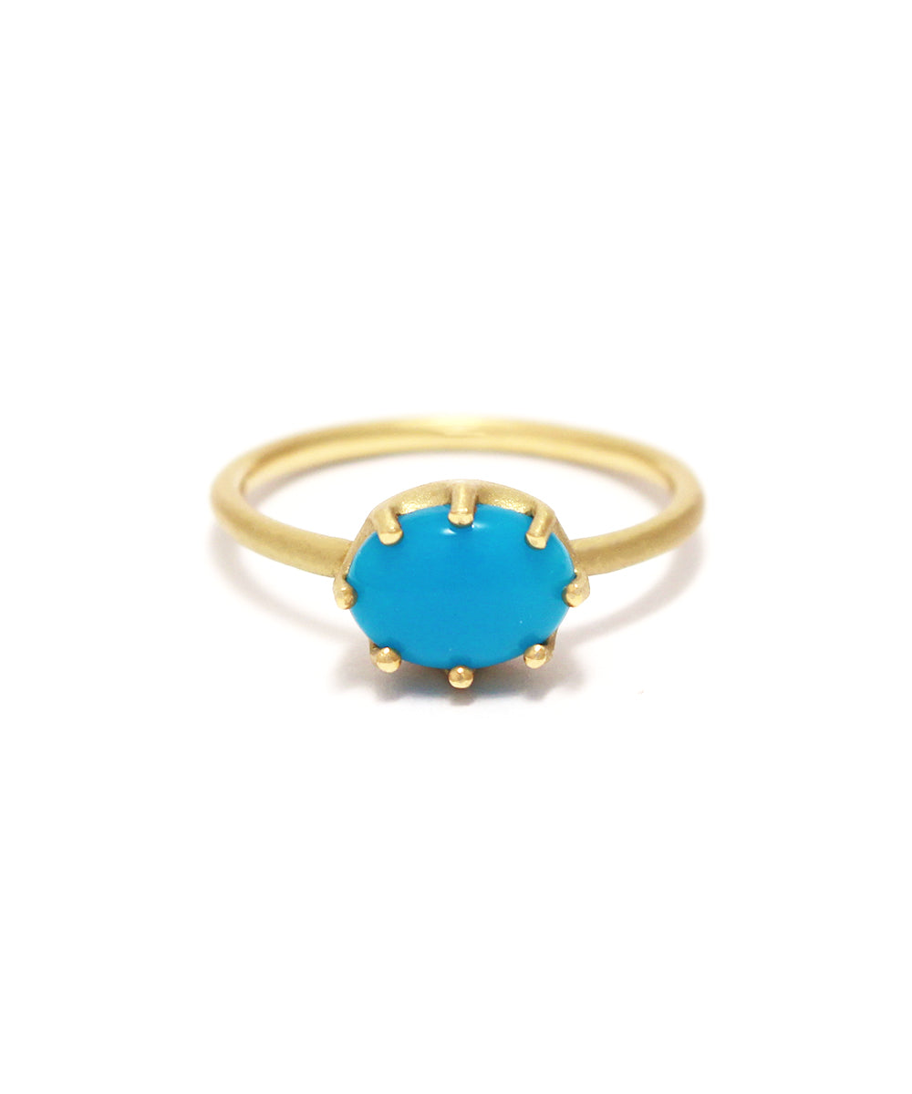 luminis ring / k18 turquoise