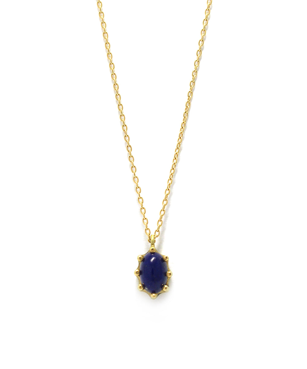 luminis necklace / k18 lapis