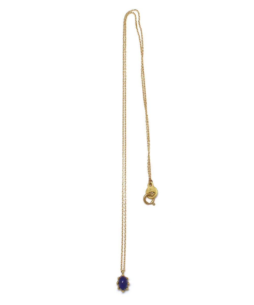 luminis necklace / k18 lapis