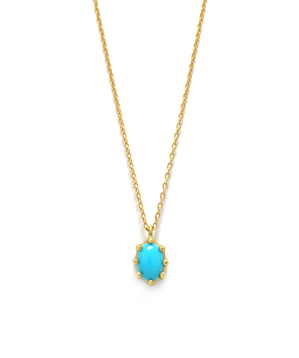 luminis necklace / k18 turquoise
