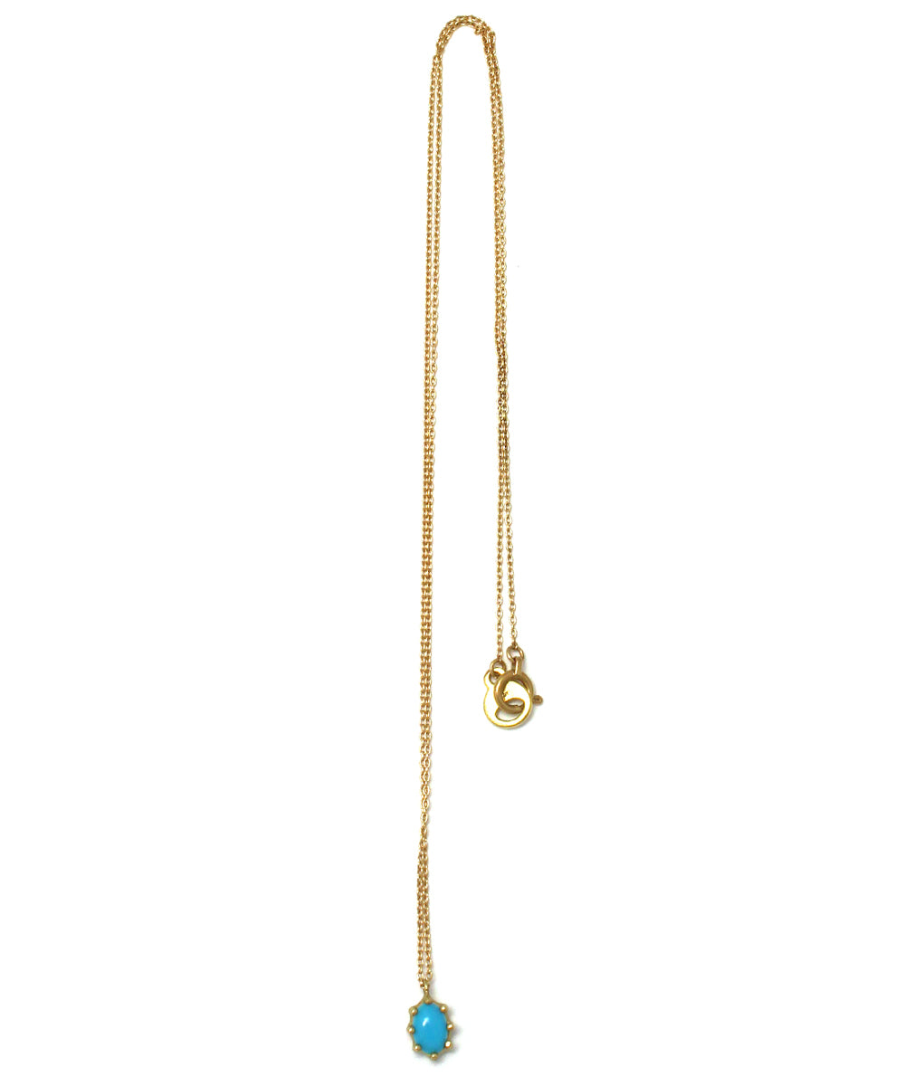 luminis necklace / k18 turquoise