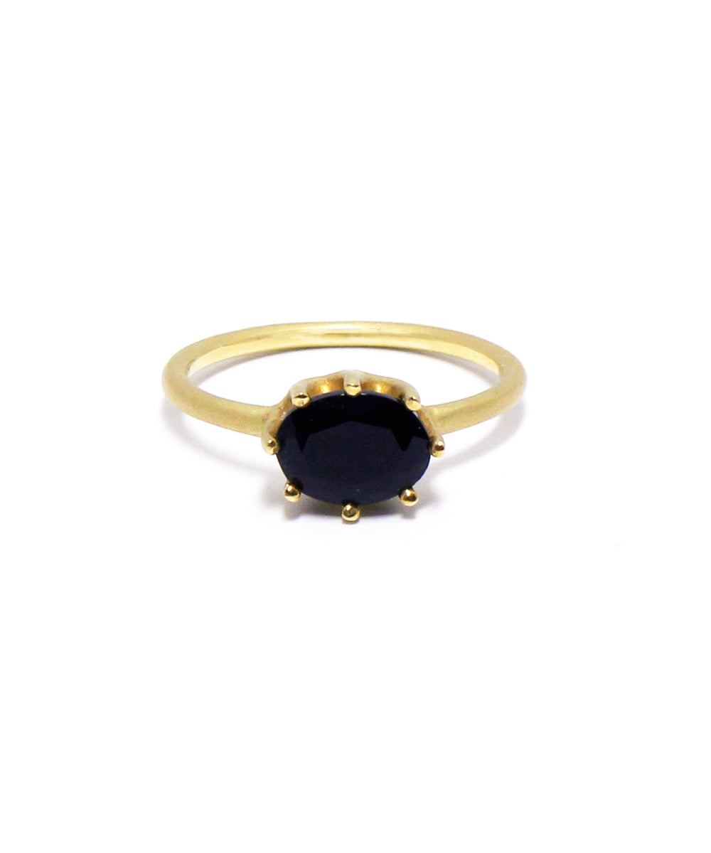 luminis ring / k18 onyx – MIKIA Jewelry