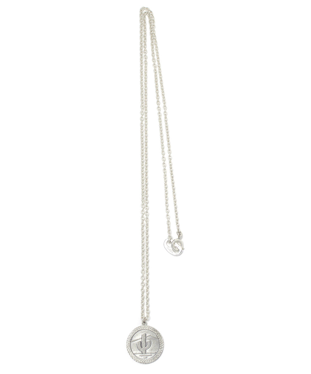 snake coin necklace / silver925