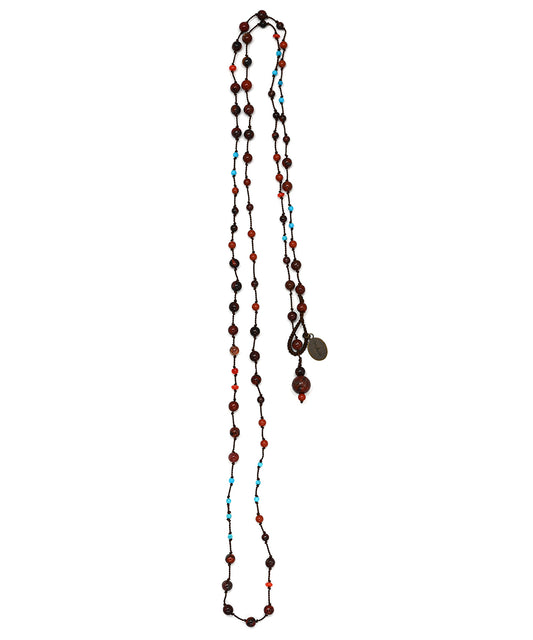 AIYANA poppy jasper necklace