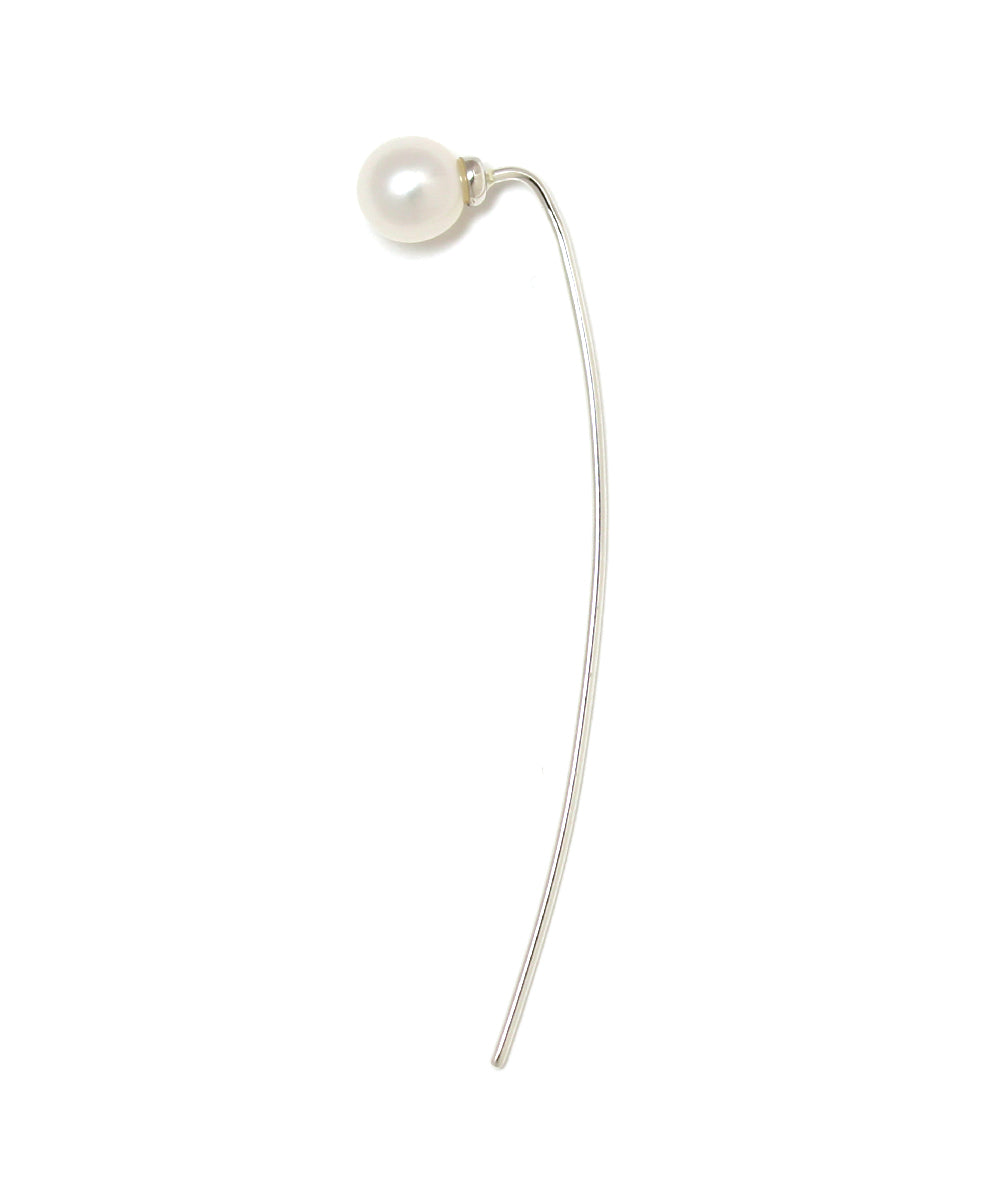 pearl meteor earring M / silver