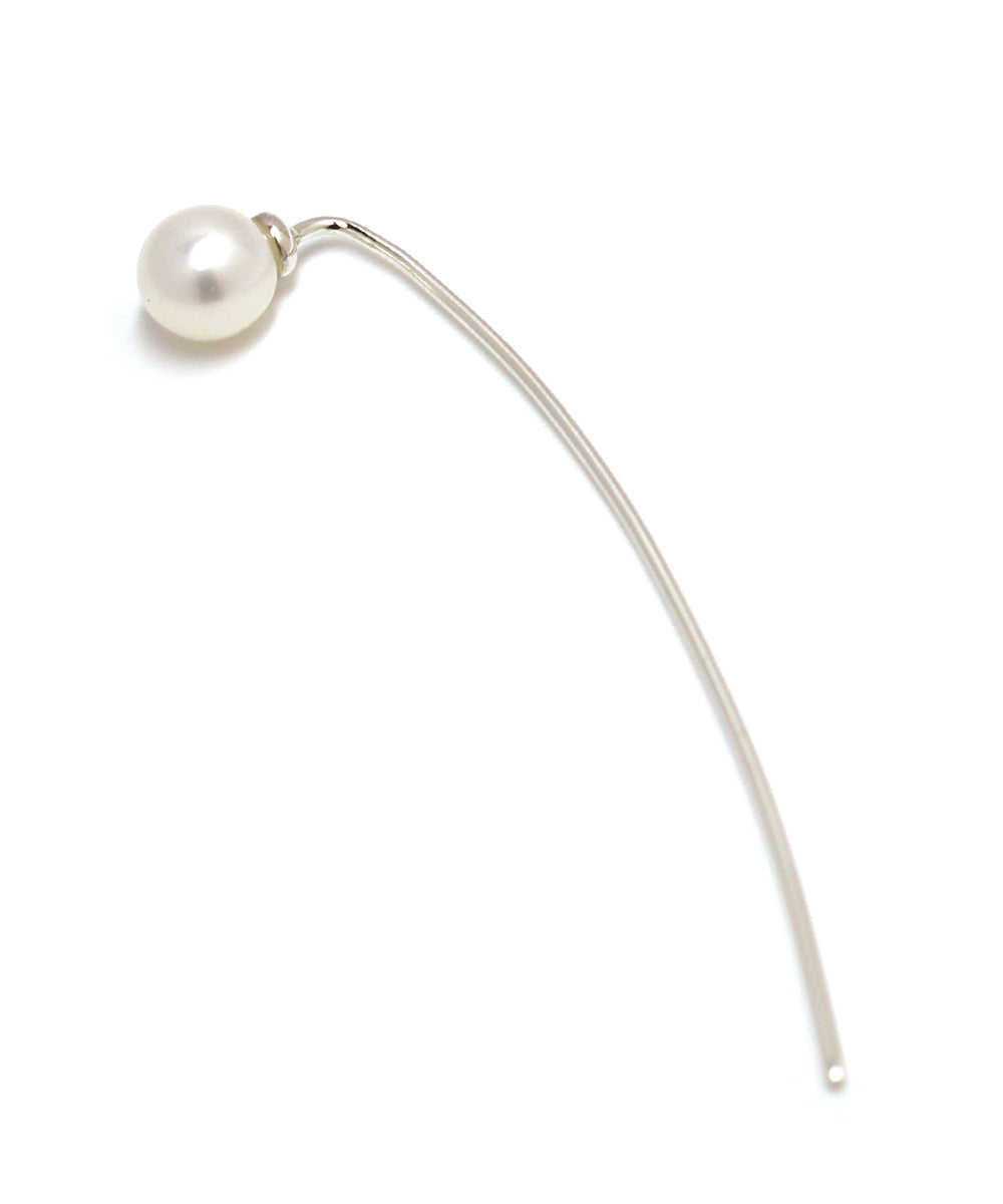 pearl meteor earring M / silver