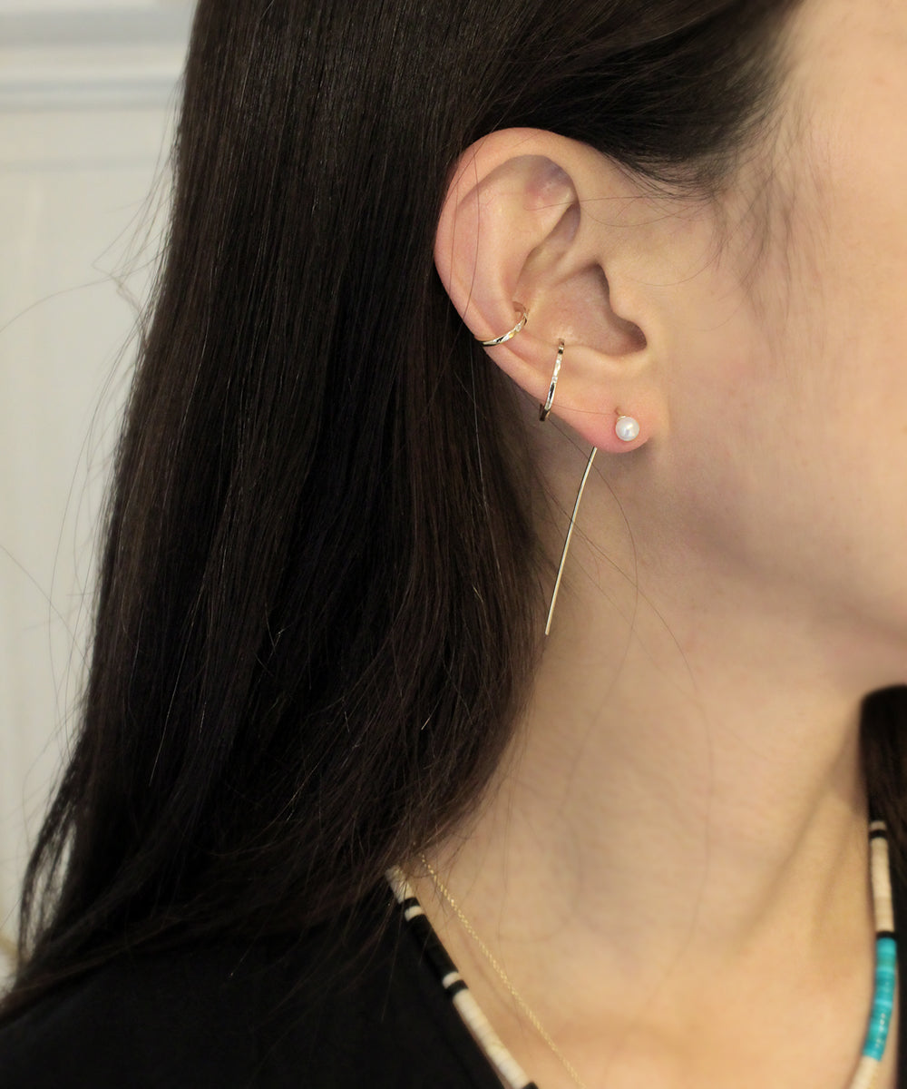 pearl meteor earring S / k10