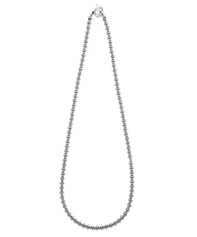 hematite roundel stone necklace