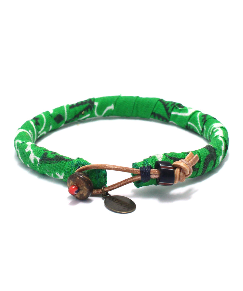 bandana bracelet / green