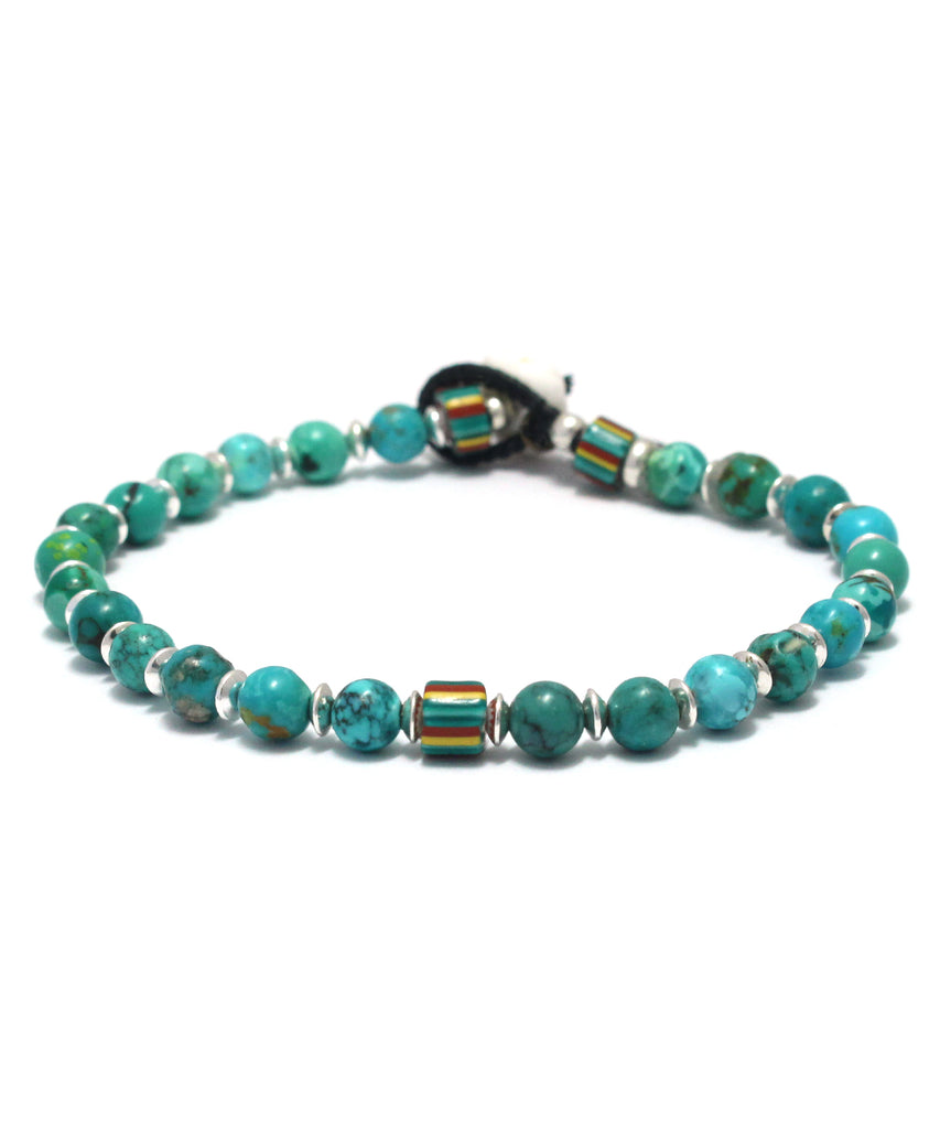 5mm stone bracelet / turquoise