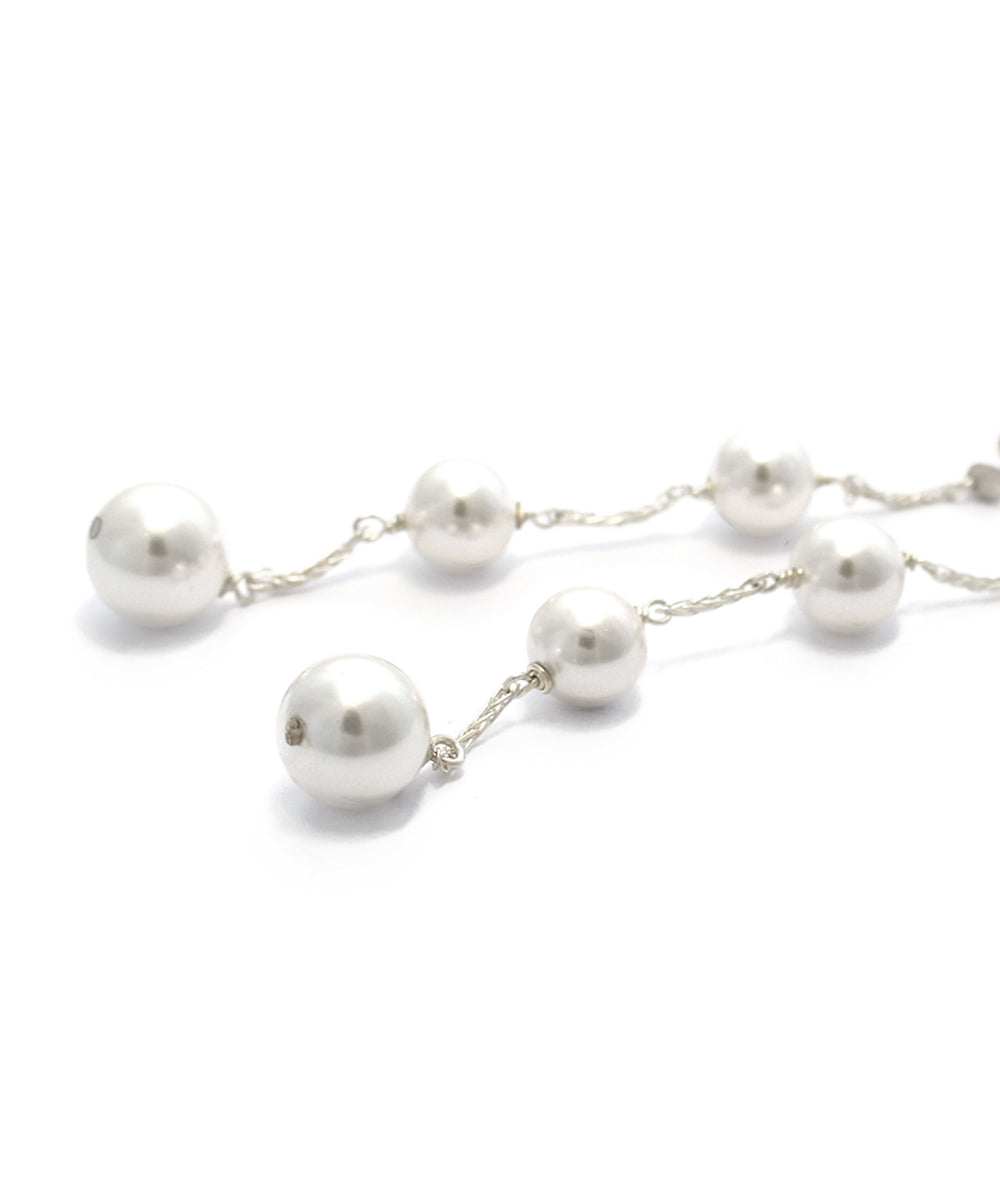 shell pearl earring