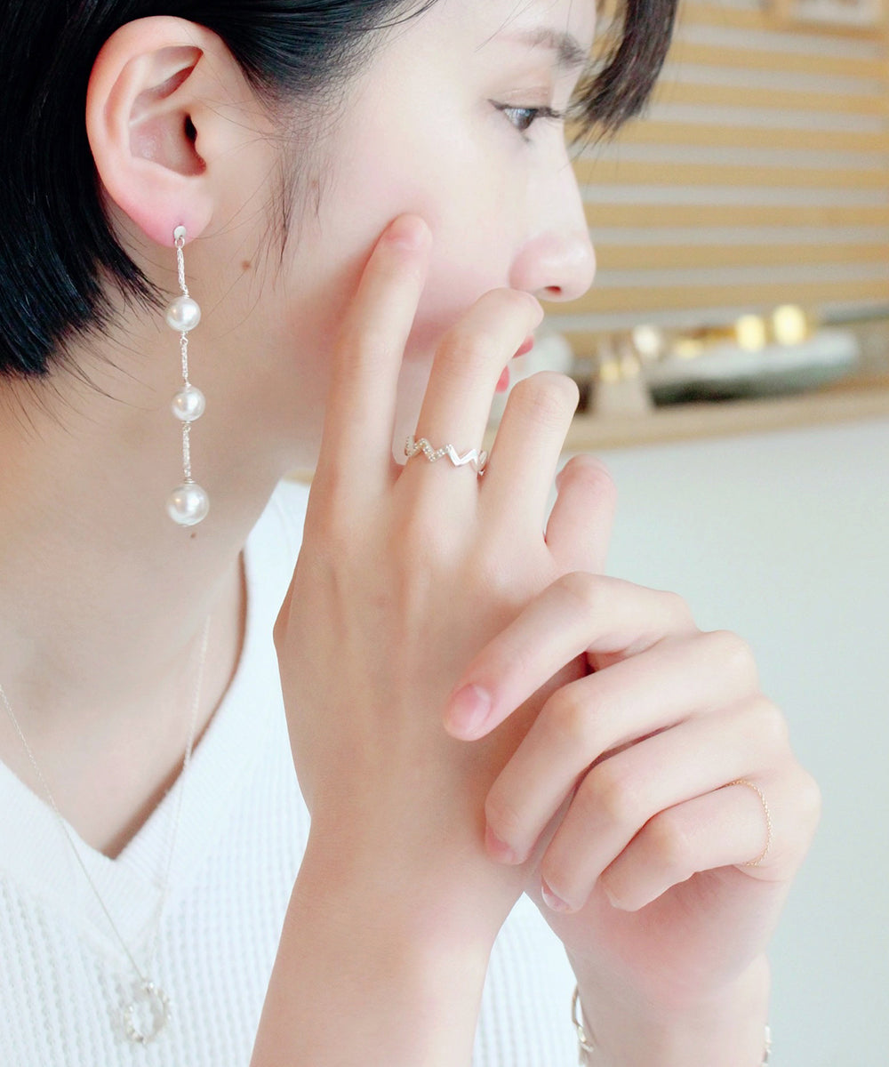 shell pearl earring