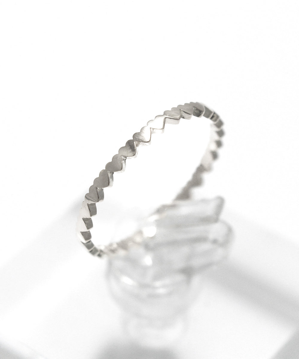 silver ring / Heart