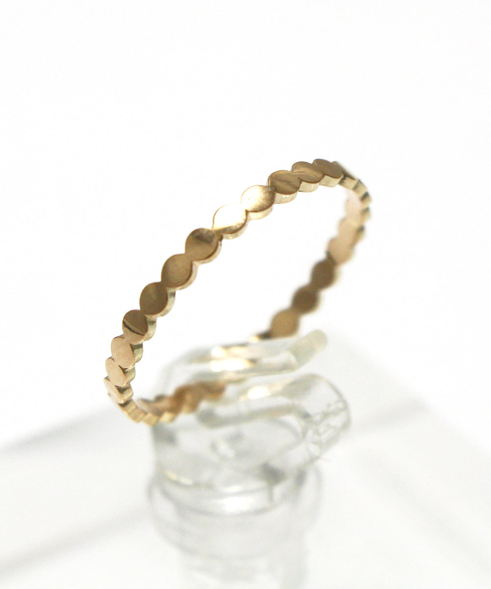 gold plated ring / MARU