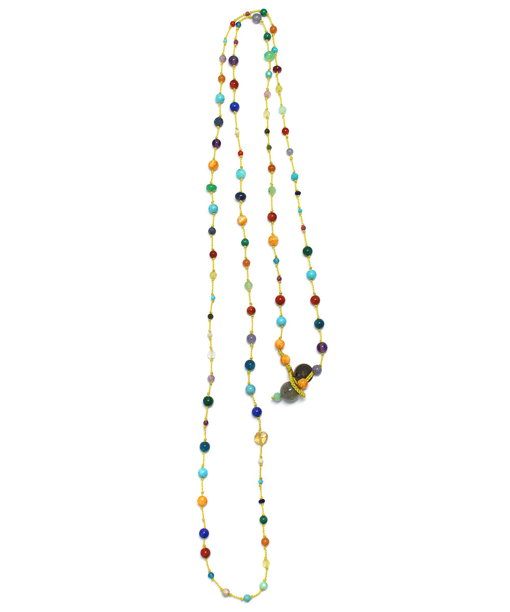 AIYANA long necklace / multi