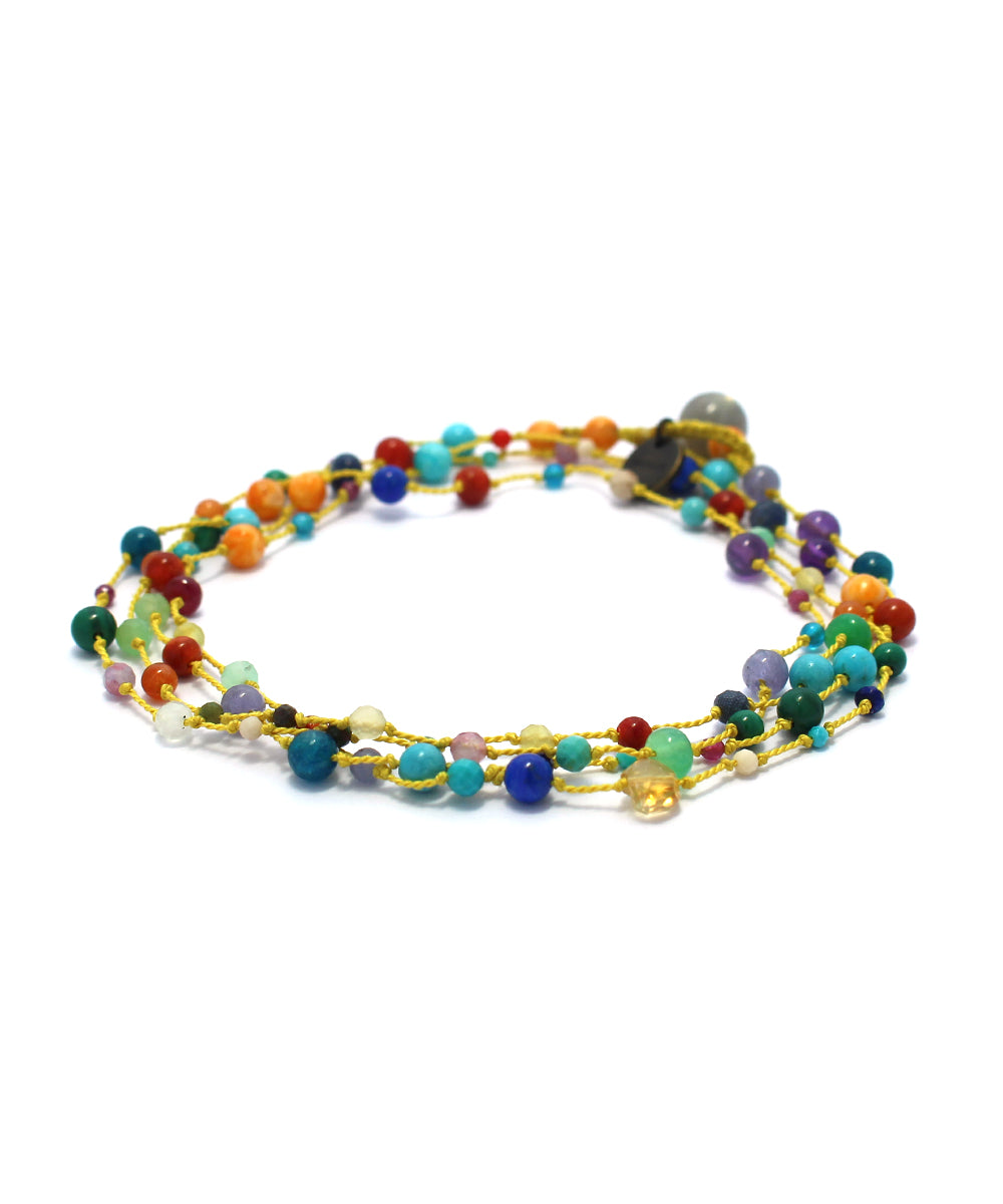 AIYANA long necklace / multi