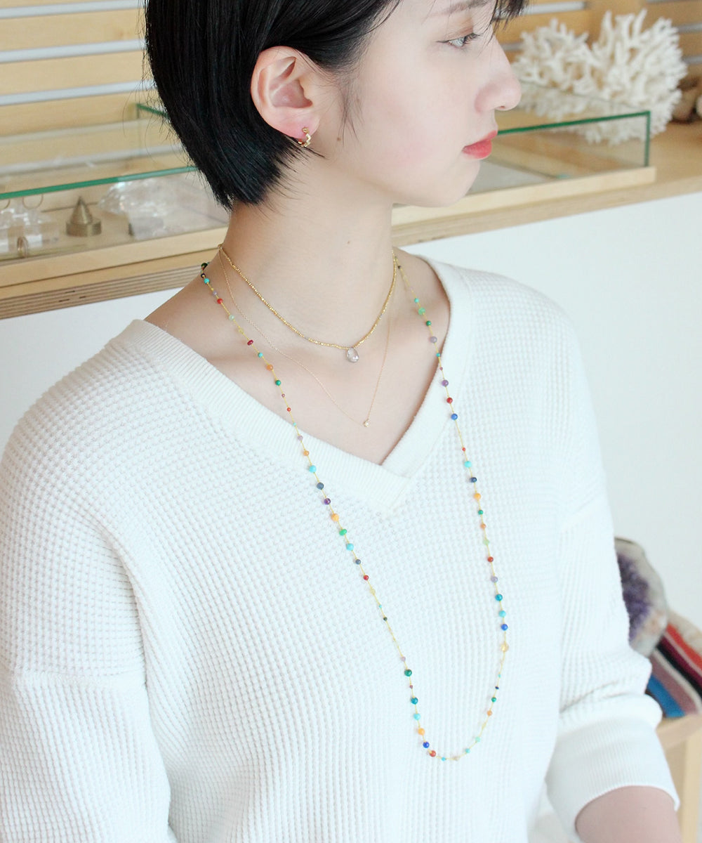 AIYANA long necklace / multi