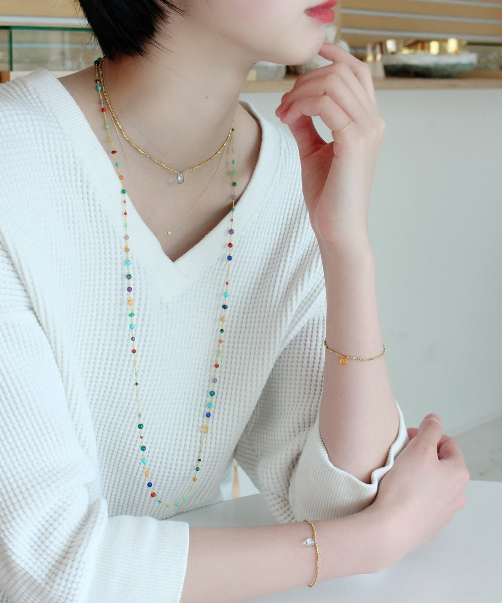 AIYANA long necklace / multi