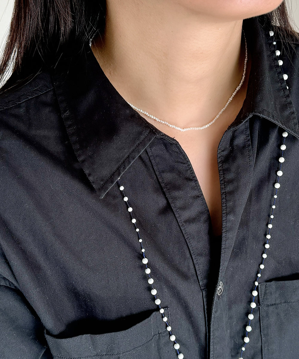 small pearl necklace / 40cm