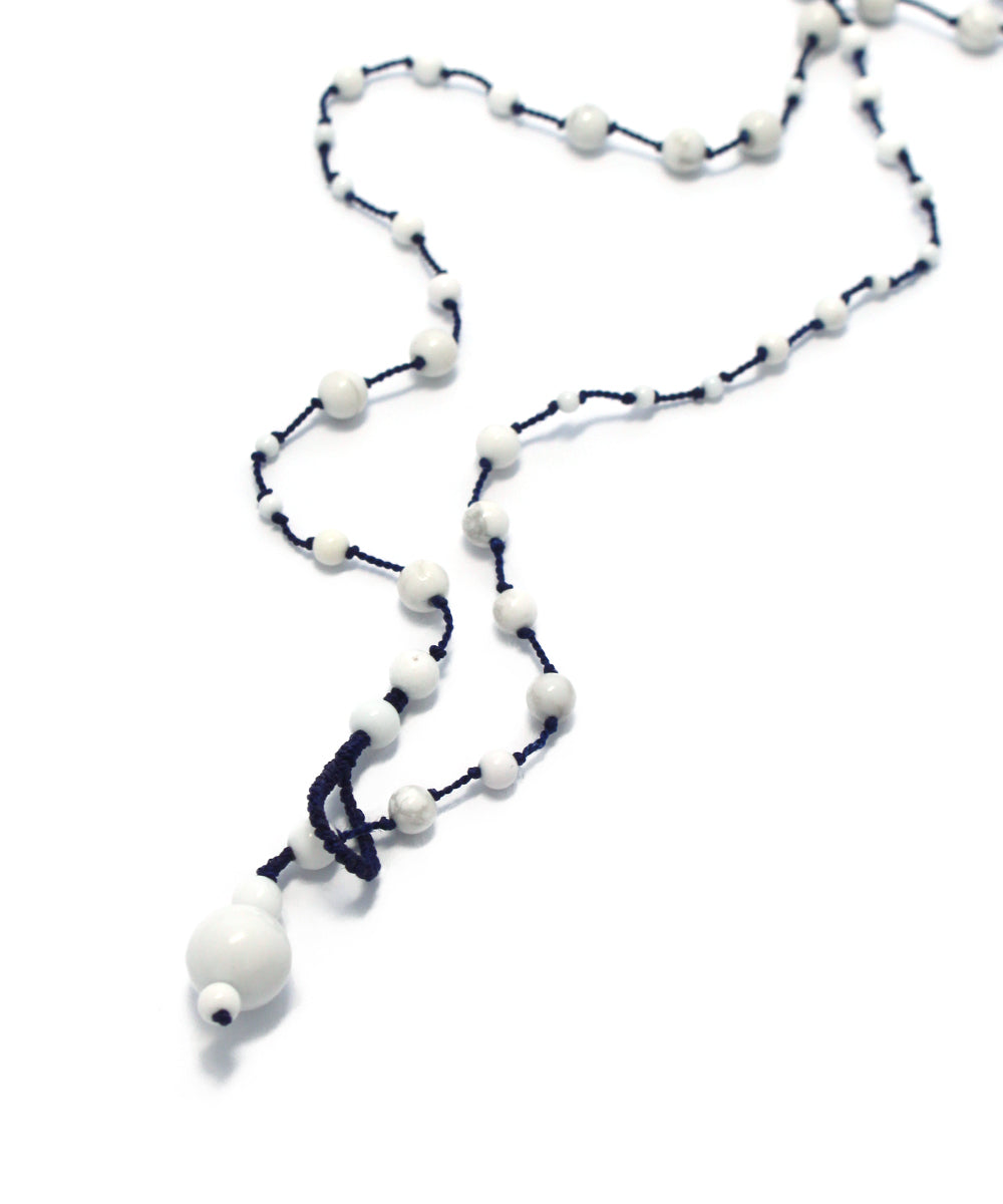 AIYANA necklace / white onyx