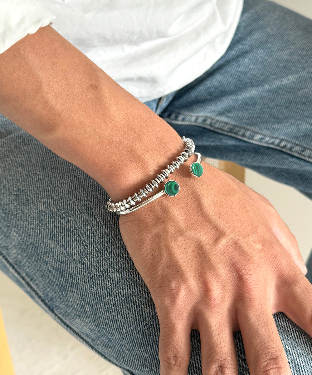 MIKIA bangle A /malachite