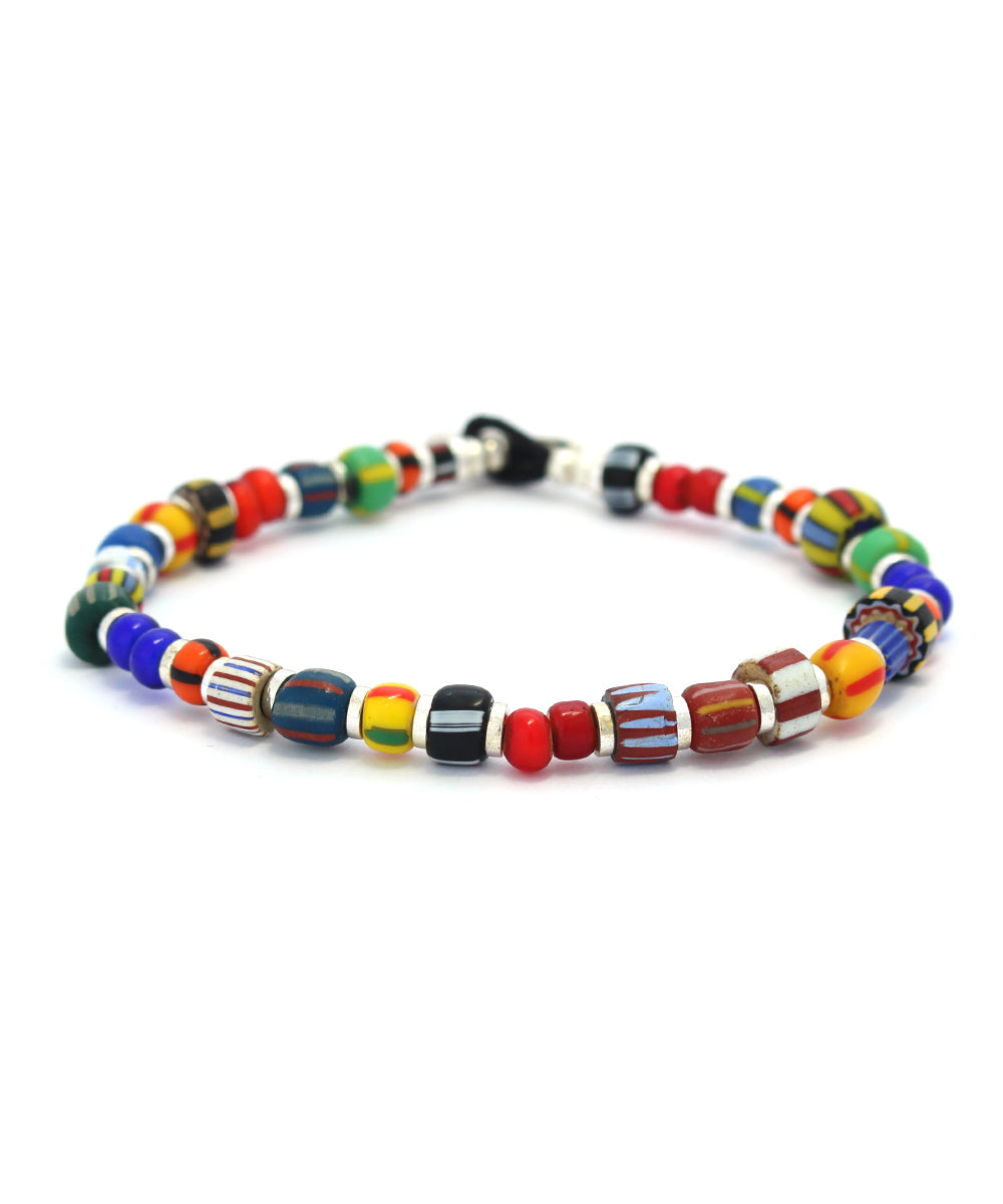 trade beads bracelet / multi trade beads