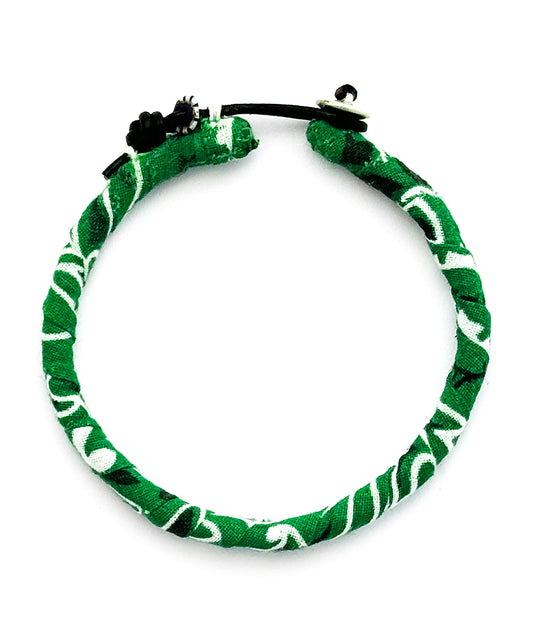 bandana bracelet (new) / green