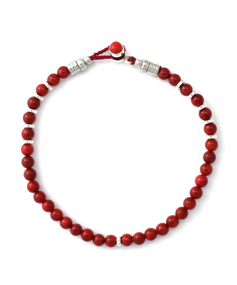 circle4 bracelet / coral × coral
