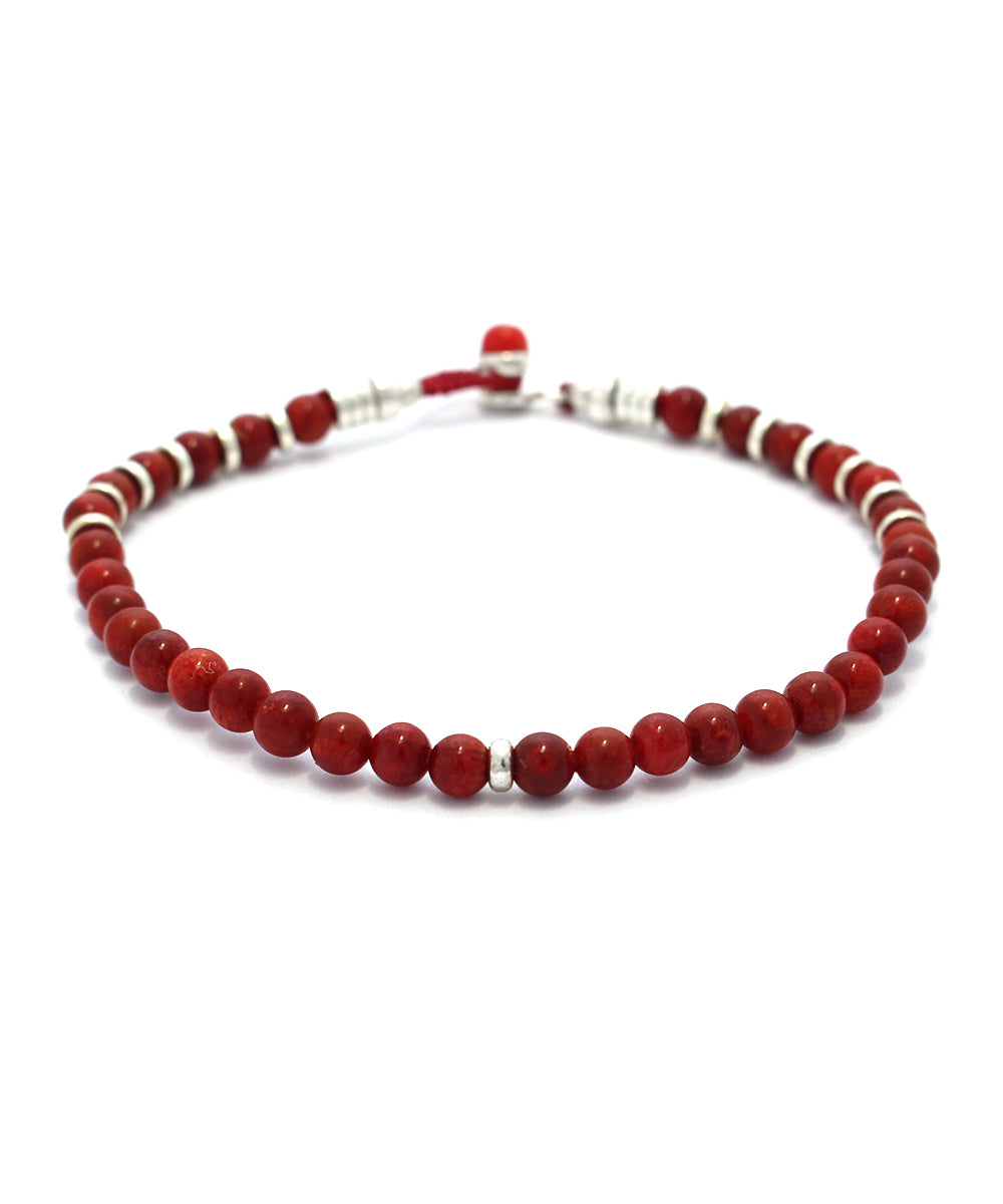 circle4 bracelet / coral × coral