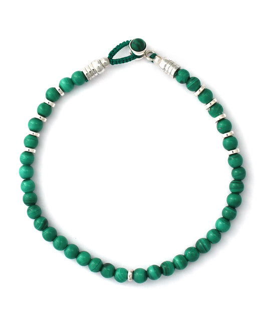 circle4 bracelet / malachite × malachite