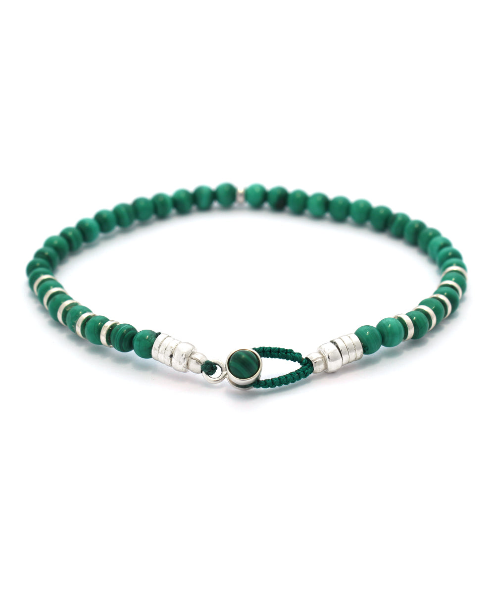 circle4 bracelet / malachite × malachite