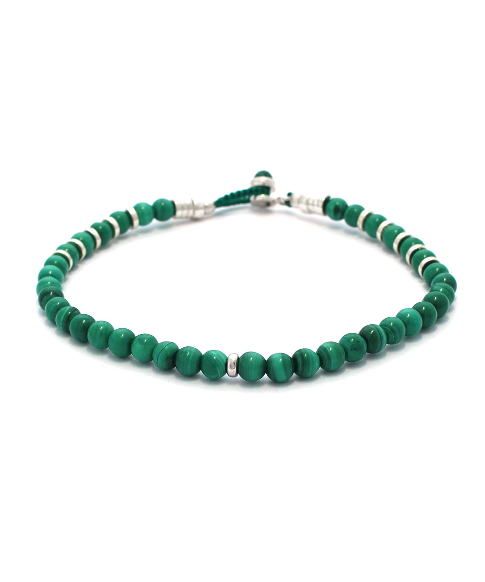 circle4 bracelet / malachite × malachite