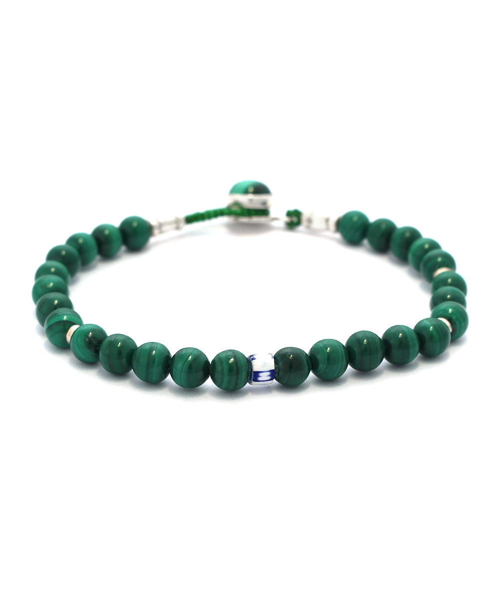 circle8 bracelet / malachite × malachite