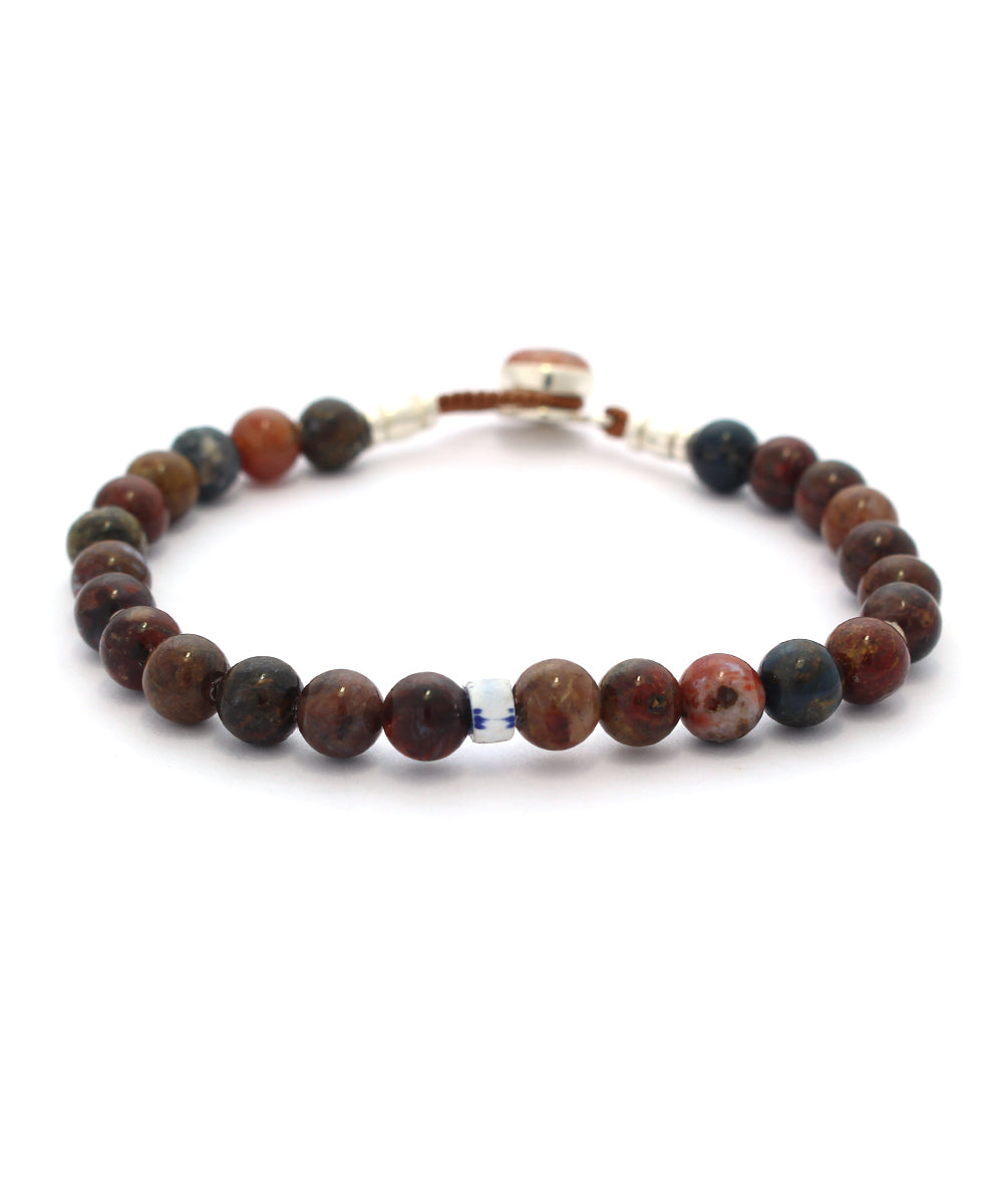 circle8 bracelet / sunstone × pietersite