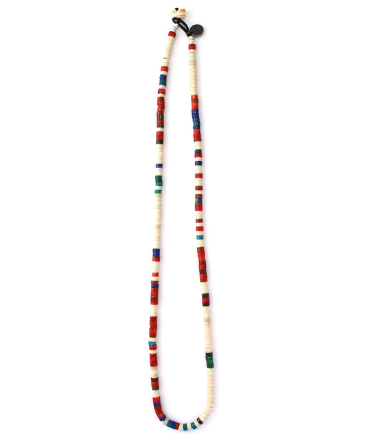 heishi beads necklace / safari