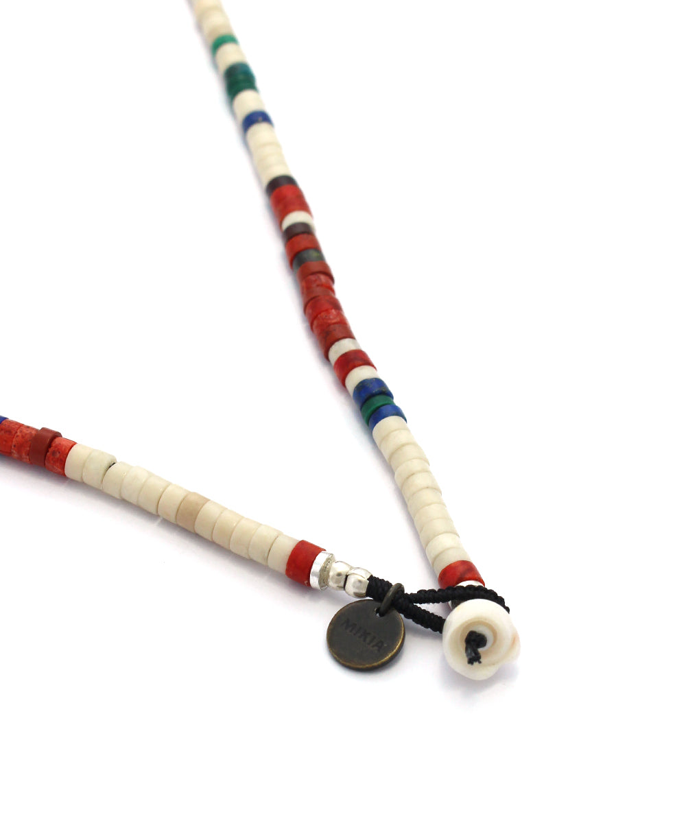 heishi beads necklace / safari – MIKIA Jewelry